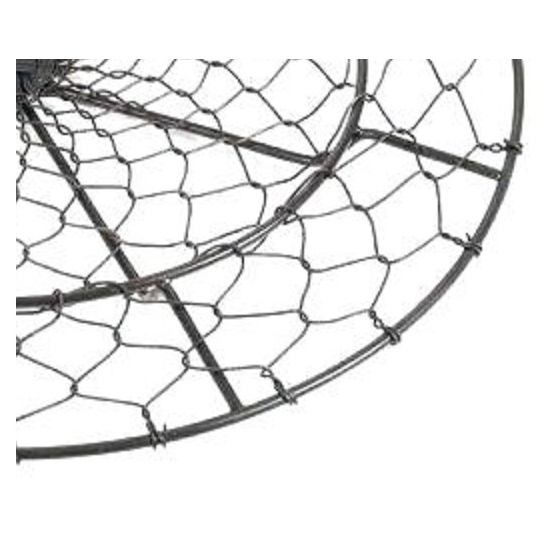 Wire Mesh Black Charger Plate