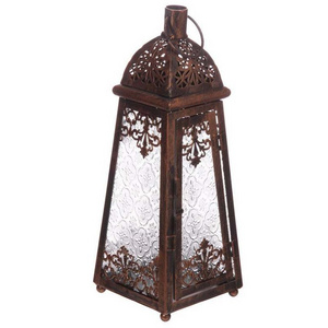 Morocco Vintage Storm Lantern Indoor Decoration Led Lantern Lamp Wrought Iron Home Decoration And  Christmas Lantern Wholesale