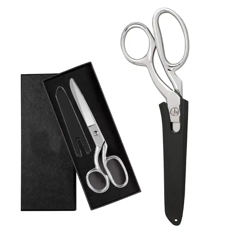 Professional Hot Selling 10 Inch Stainless Steel Household Clothing Scissors Fabric Scissors Tailoring Sewing Shear