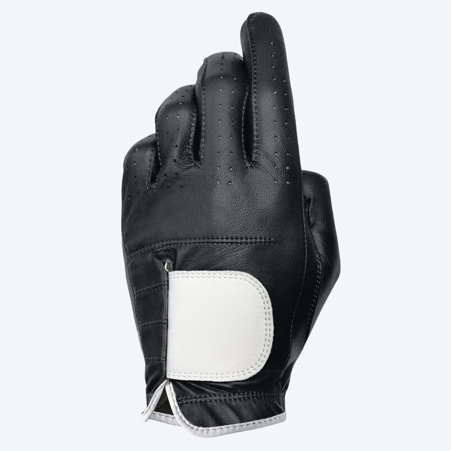 High quality Custom logo white soft genuine cabretta leather golf gloves factory price mcc golf