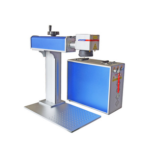 Fiber Laser Engraving Machine For Metal Plastic Leather Slate Coated Wood Hdpe Pipe Laser Printing Machine