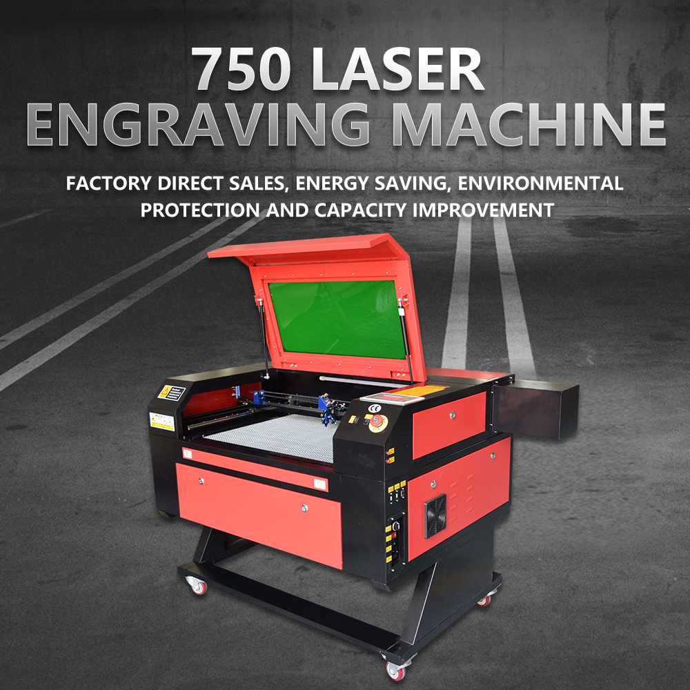 100W 340 440 750 fiber maker machine Laser Cutting Engraving Machine For Wood Cloth Ruida Acrylic  Controller System