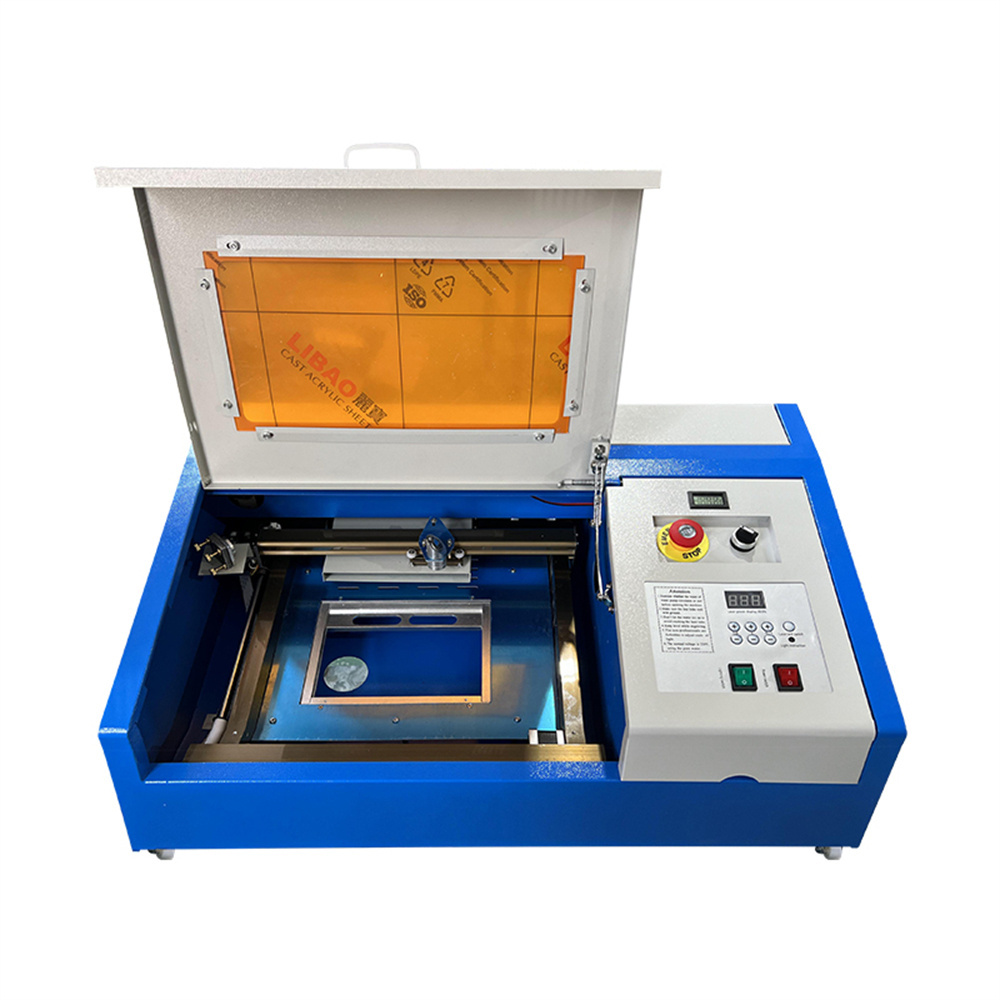 Mini laser engraver co2 40W/50W laser rubber stamp engraving machine 3020 USB 300 x 200mm Stamp Making Machine