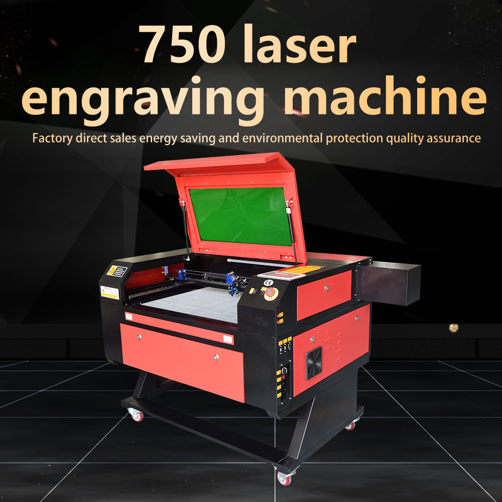 100W 340 440 750 fiber maker machine Laser Cutting Engraving Machine For Wood Cloth Ruida Acrylic  Controller System