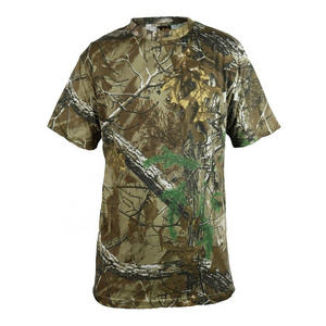 2022 Wholesale Outdoor Real Tree Hunting Clothing Hiking Camping t shirts Realtree Camo tee Shirt Forest t-shirt streetwear