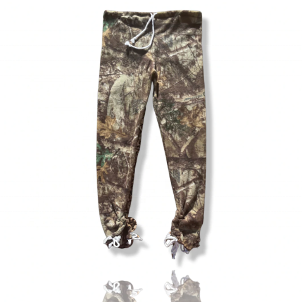 Custom logo real tree printed camo hunting jungle printed camping forest sweatpants men jogging women track pants men's joggers