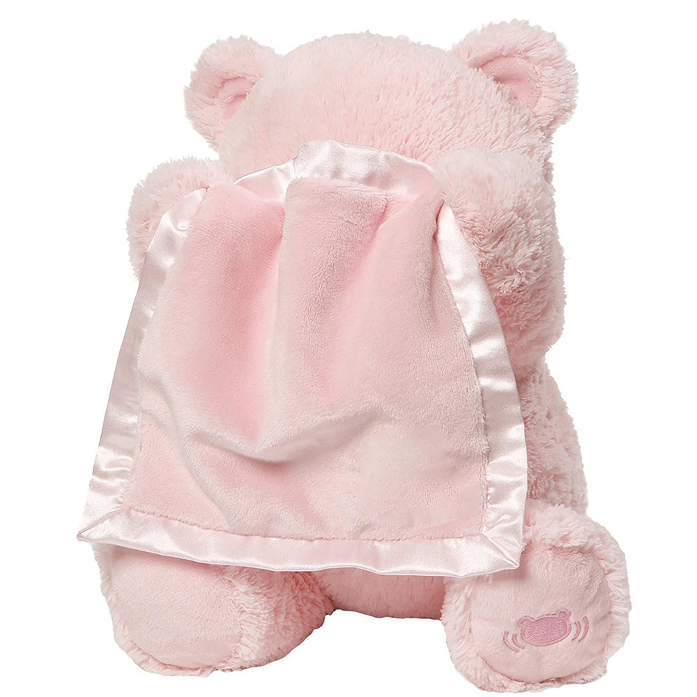 Kawaii Hide And Seek Bear Toy Children's Day Gift Baby Plush Learn To Talk Peekaboo Handkerchief  Bear