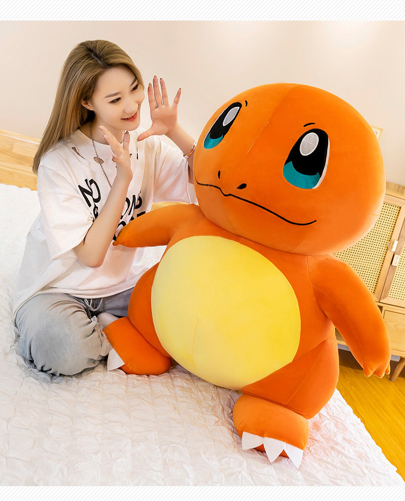 20CM Pokemoned Plush Toy Stuffed Pikachu Psyduck Eevee Squirtle Charmander Bulbasaur Stuffed Toys Doll Keychain Xmas Gift