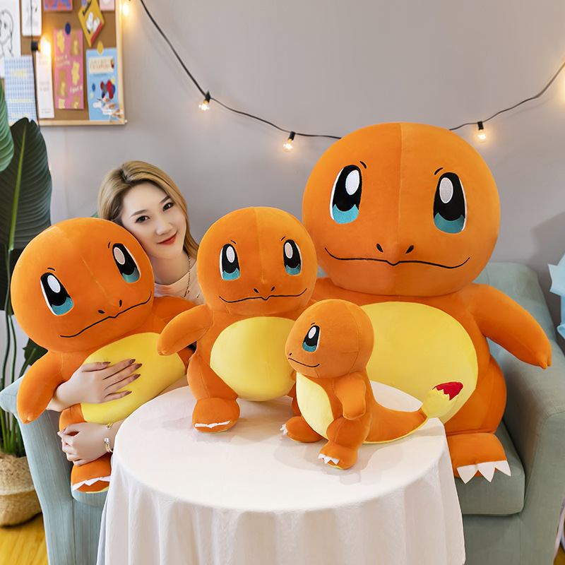 20CM Pokemoned Plush Toy Stuffed Pikachu Psyduck Eevee Squirtle Charmander Bulbasaur Stuffed Toys Doll Keychain Xmas Gift