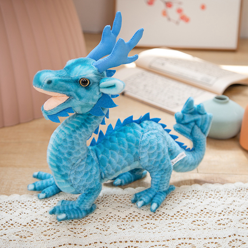 HL 2024 New Year Chinese Dragon Zodiac Mascot Doll Stuffed animals toy Promotion dragon Gift Plush Toys