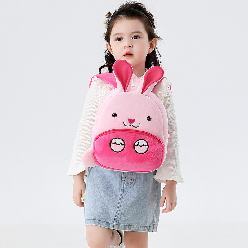 Hot Selling 3D Cartoon Plush Children Backpacks kindergarten Schoolbag Animal Kids Backpack Children School Bags Girls Boys Back