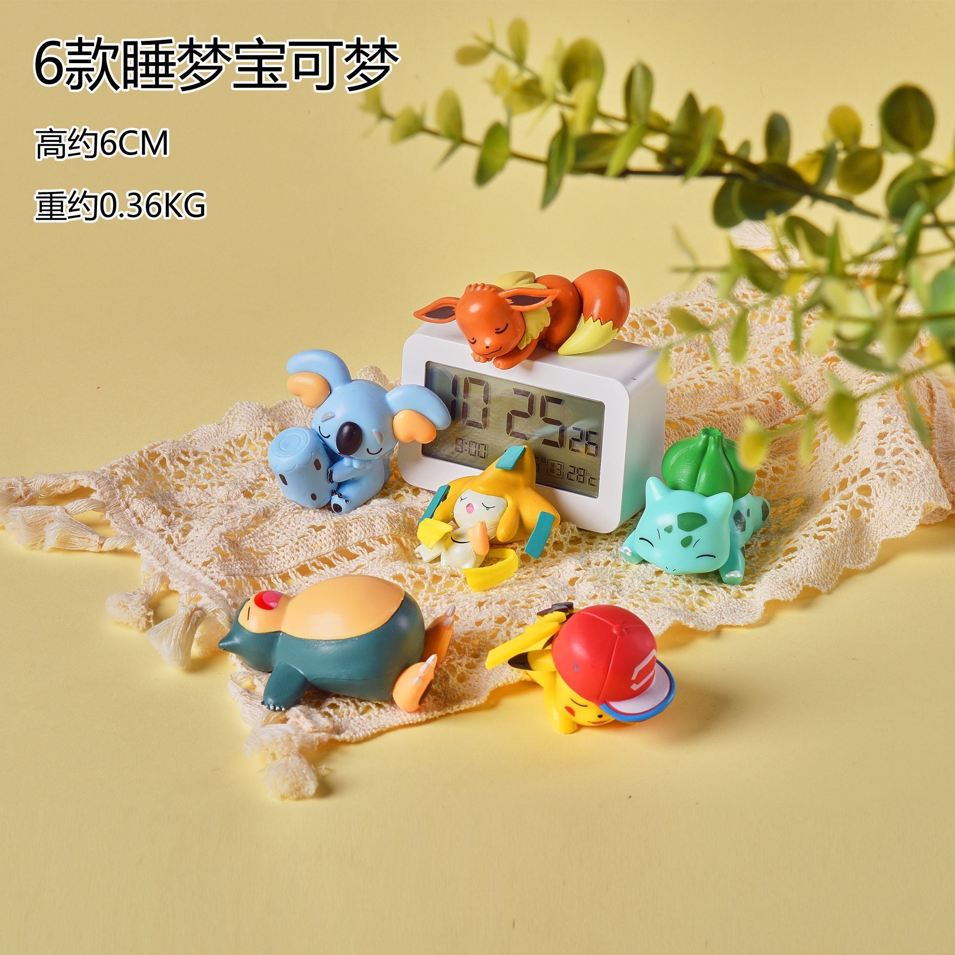 Wholesale Pokemoned Figure Toys Picachu Psyduck Blind Box Gachapon Machine Doll  PVC Ornaments