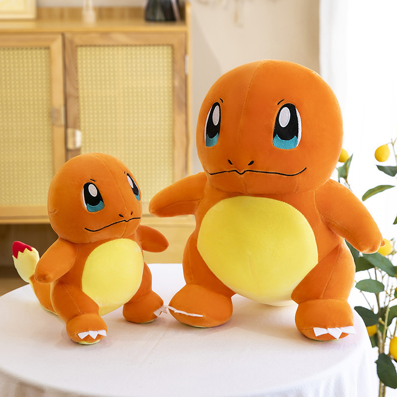 20CM Pokemoned Plush Toy Stuffed Pikachu Psyduck Eevee Squirtle Charmander Bulbasaur Stuffed Toys Doll Keychain Xmas Gift