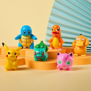 Wholesale Pokemoned Figure Toys Picachu Psyduck Blind Box Gachapon Machine Doll  PVC Ornaments