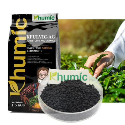 soil conditioner organic fertilizer 100% water soluble leonardite with NPK humic fulvic acid granular