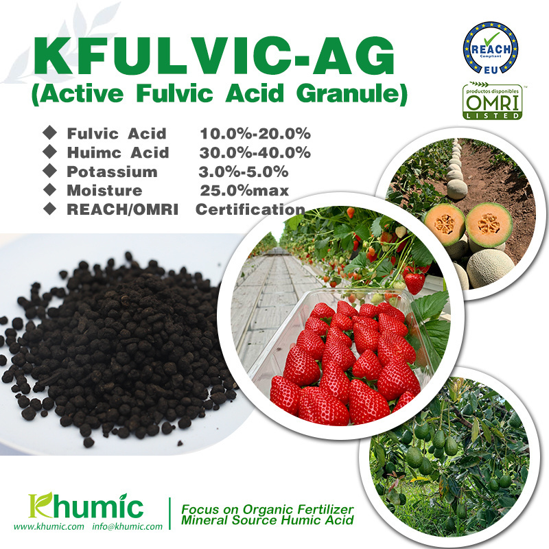 soil conditioner organic fertilizer 100% water soluble leonardite with NPK humic fulvic acid granular