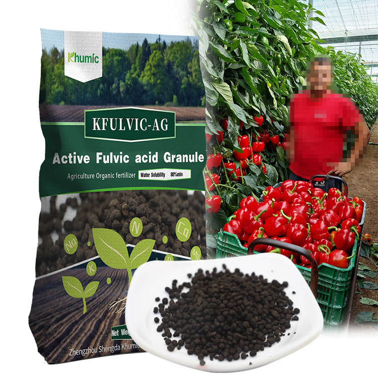 soil conditioner organic fertilizer 100% water soluble leonardite with NPK humic fulvic acid granular