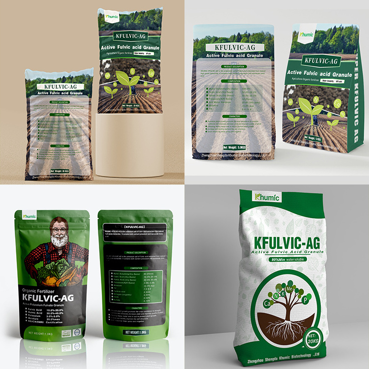 Fast Delivery KHUMIC KFULVIC-AG nutrients enhancer slow release humic fulvic acid granule for NPK UREA blending fertilizers