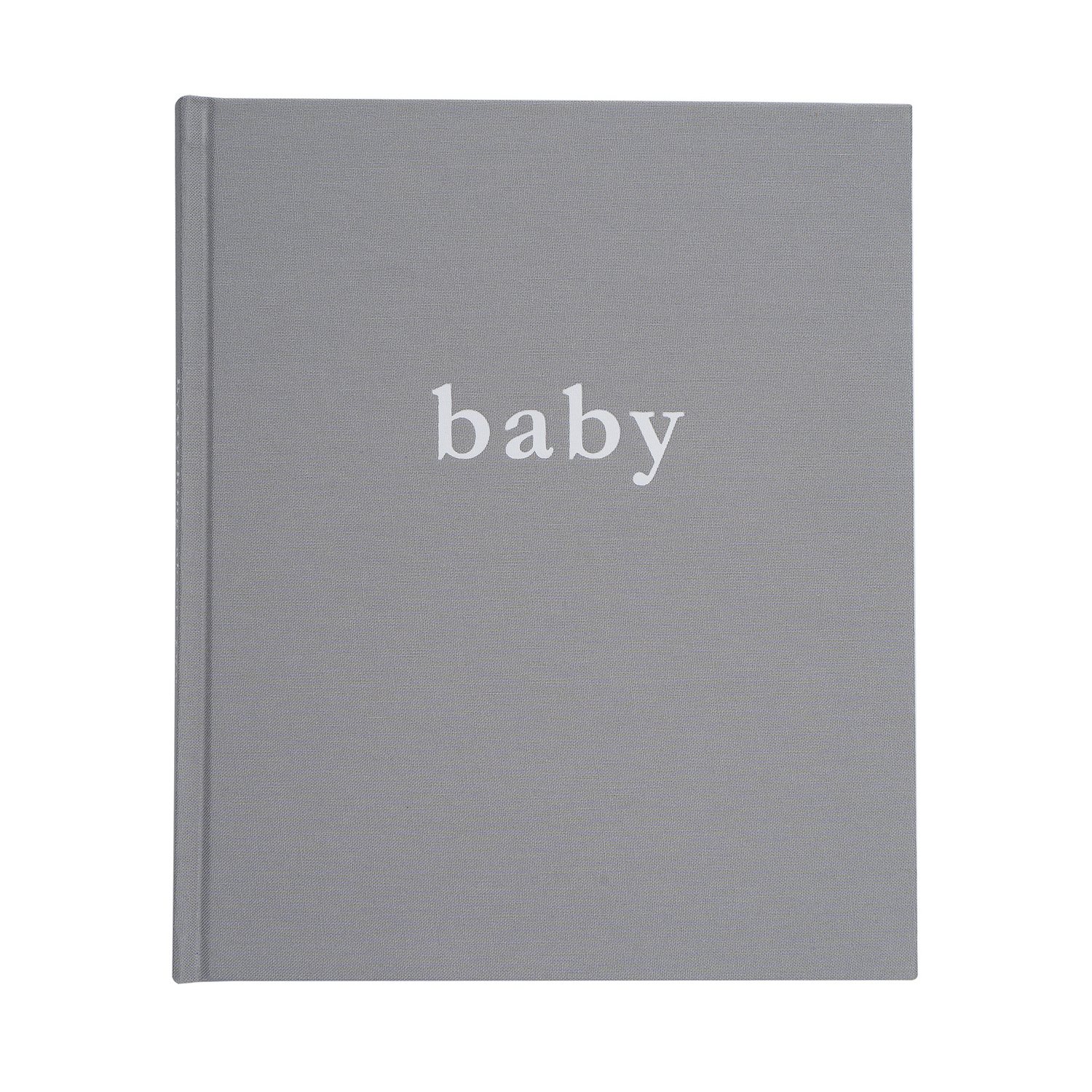 Wholesale Journal Custom Linen Fabric Cloth Hardcover Big Baby Milestone Keepsake Journal