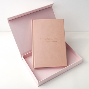 Wholesale Custom A5 Pu Leather Authentic Inspirational Journal Business Notebook Printing With Gift Box