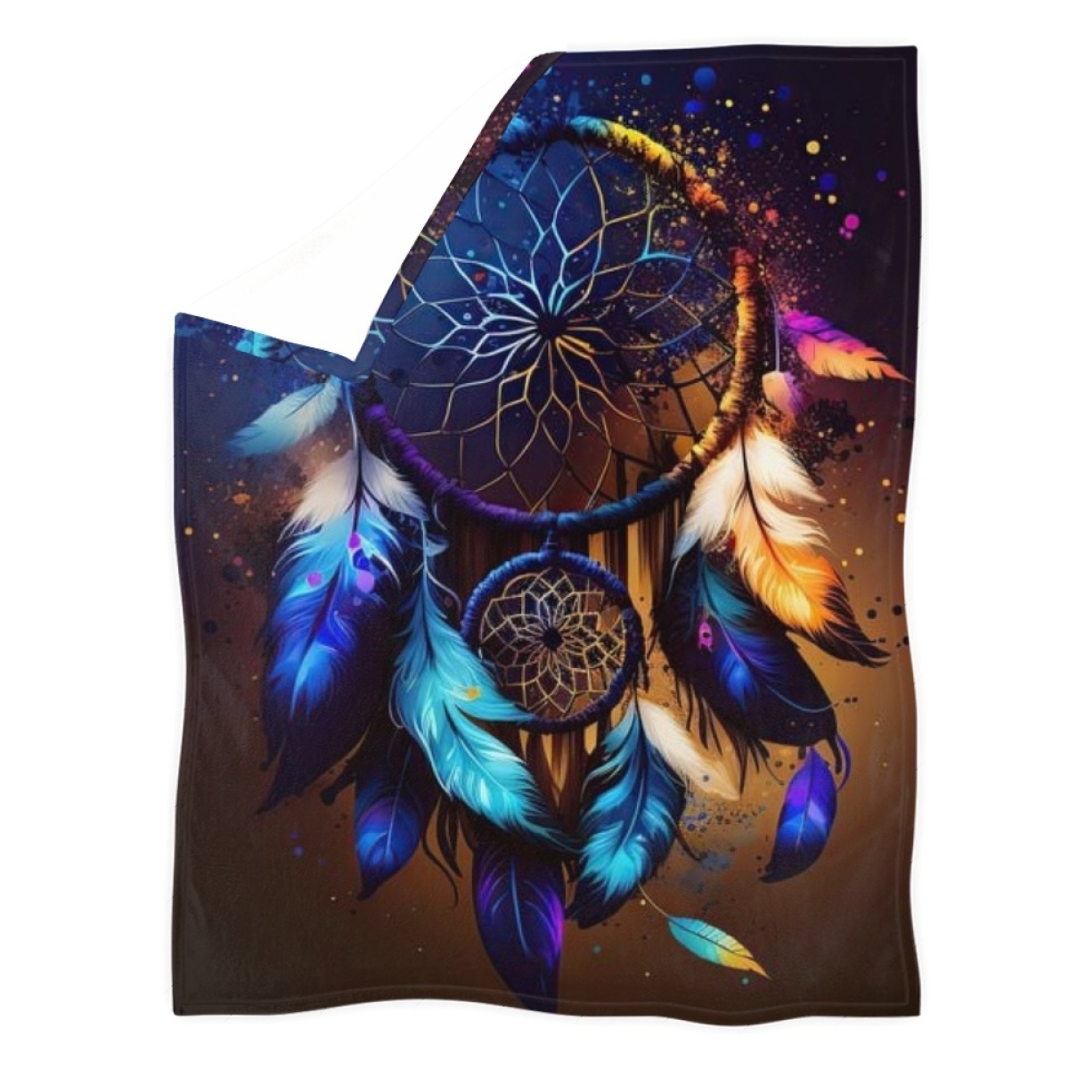 Competitive Price Super Soft Plush Blanket Throw King Size Dreamcatcher Custom Printed Fleece Blanket for Bed