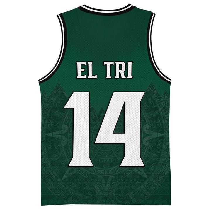 Retro Mexico El Tri Football Basketball Jersey Custom Logo Uniforms Wholesale Sublimation Reversible Men Vest Tshirts Quick Dry