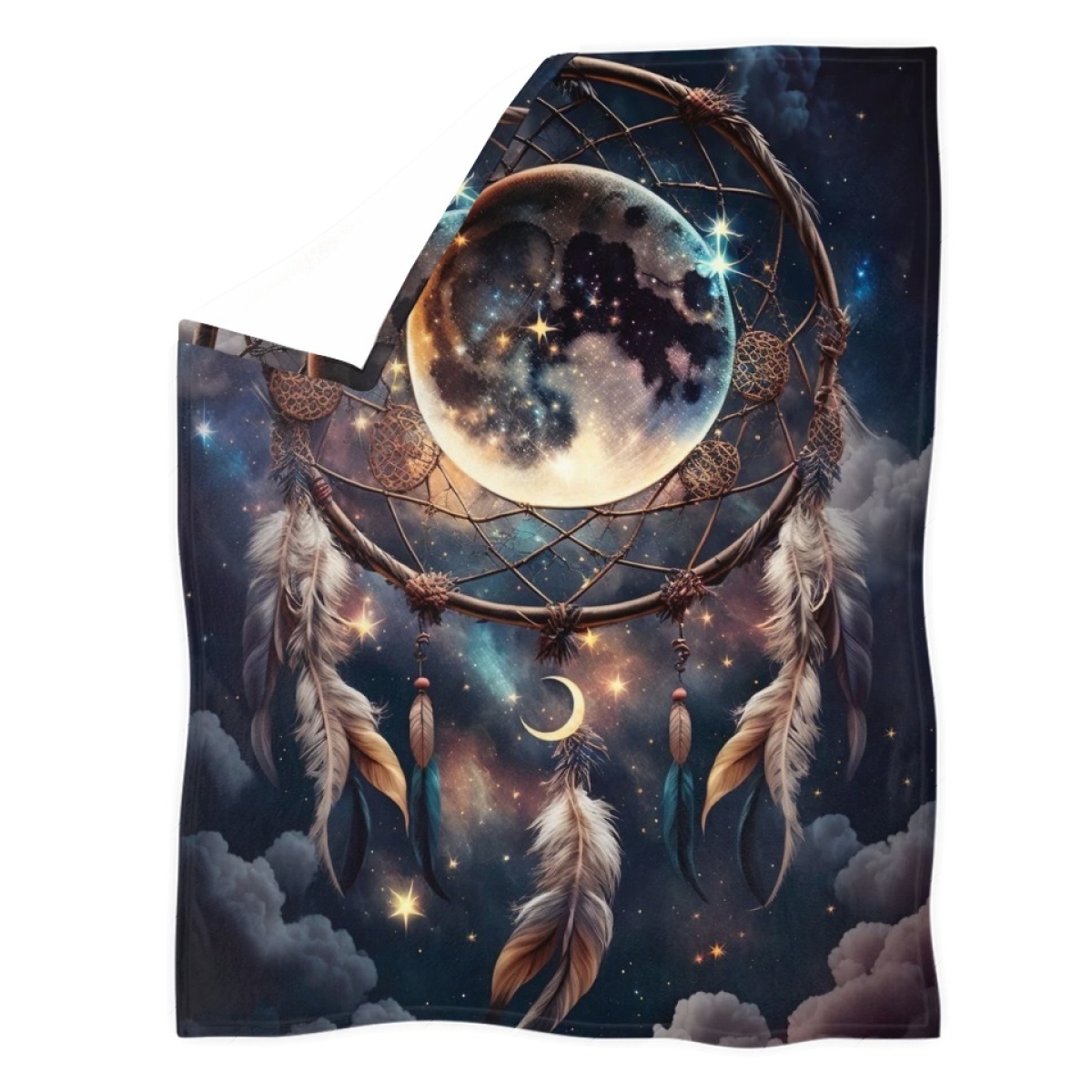 Competitive Price Super Soft Plush Blanket Throw King Size Dreamcatcher Custom Printed Fleece Blanket for Bed