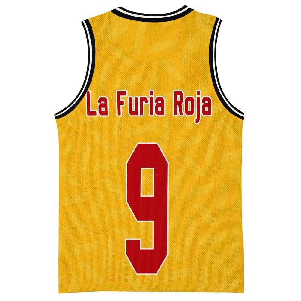 Basketball Jersey Custom Spain Country Logo Number Print Blank Basketball Jerseys Wholesale High Quality Plain Basketball Jersey