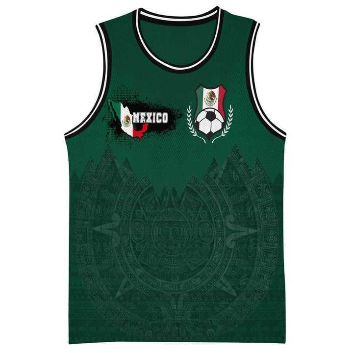 Retro Mexico El Tri Football Basketball Jersey Custom Logo Uniforms Wholesale Sublimation Reversible Men Vest Tshirts Quick Dry