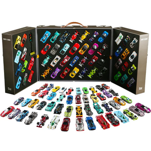 Kicasi Chaser Return Alloy Car Racing Gift Box Inertia Model Set Boys and Children's Birthday Gift Toys