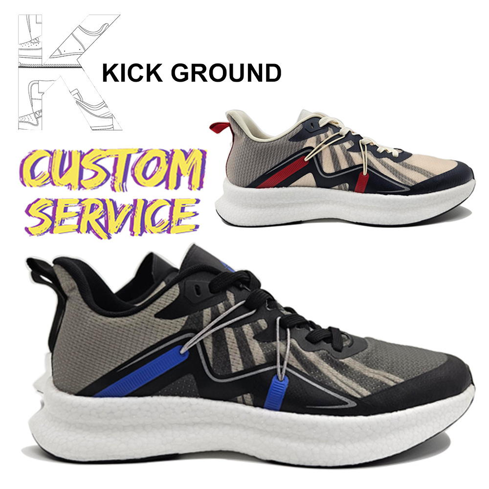 Kick  Ground Hot Sale Men's Fashion Sneakers  Iron Man Best Quality High Top Custom Basketball Shoes Casual Sneakers Custom