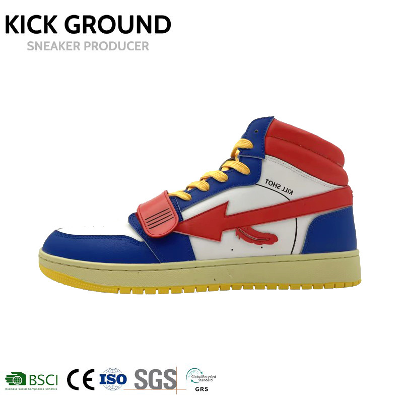 KICK GROUND New Style Sneaker Custom Logo Comfortable Mens Sports Retro Basketball Skateboarding Custom Shoes Manufacturers