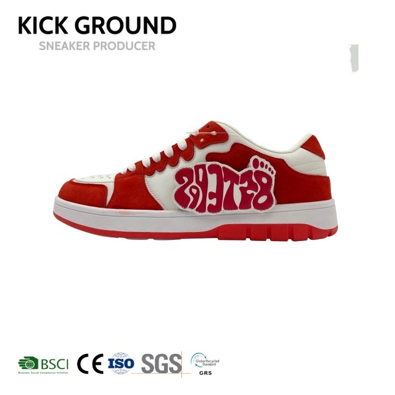 KICK GROUND New Style Sneaker Custom Logo Comfortable Mens Sports Retro Basketball Skateboarding Custom Shoes Manufacturers