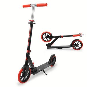 High Quality Big Wheel Kick Scooter Foot Scooter with Wide Deck for Age 6+ Teens Kids Adults