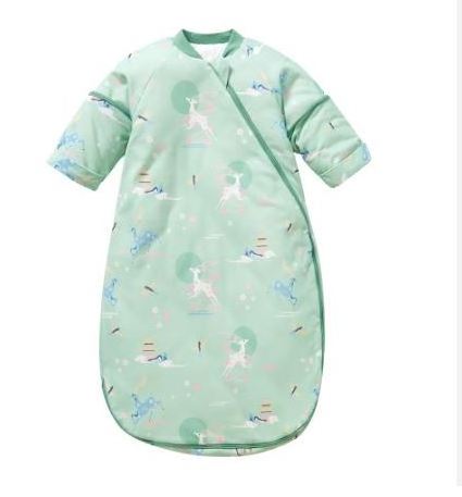 new arrival customized soft birds printing Breathable Baby Sleep Sack Organic Cotton Baby Sleeping Bag