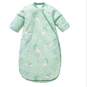 new arrival customized soft birds printing Breathable Baby Sleep Sack Organic Cotton Baby Sleeping Bag