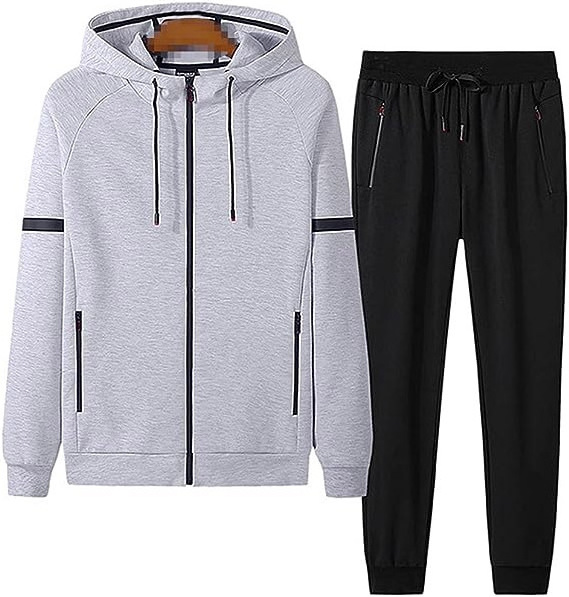 Sportswear Sweat Jacket And Tracksuit Bottoms Fitness Jogging Suit Leisure With Zip Sportswear Tracksuit