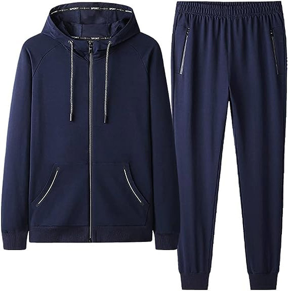 Sportswear Sweat Jacket And Tracksuit Bottoms Fitness Jogging Suit Leisure With Zip Sportswear Tracksuit