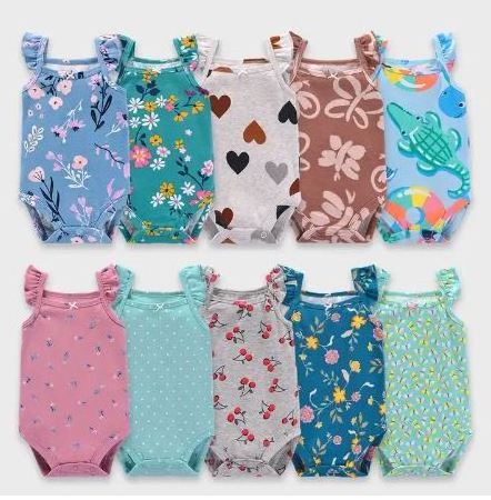 new arrival Customized high quality q00% organic cotton one piece set cotton clothing clothes jumpsuit onesie baby romper