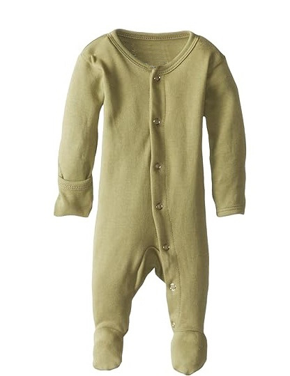 GOTS & OEKO TEX ORGANIC COTTON BABY FOOTIE Toddlers and Baby  Fleece Footed Pajamas