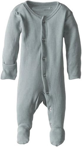 GOTS & OEKO TEX ORGANIC COTTON BABY FOOTIE Toddlers and Baby  Fleece Footed Pajamas