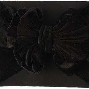 Hair Accessories big bow Soft Elastic Various Color Nylon Headband headbands for Baby Girls