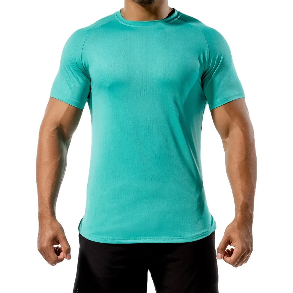 Wholesale Custom Manufacture Quick Dry Slim Fitted Fitness Breathable Sportswear Best Clothing T-Shirt