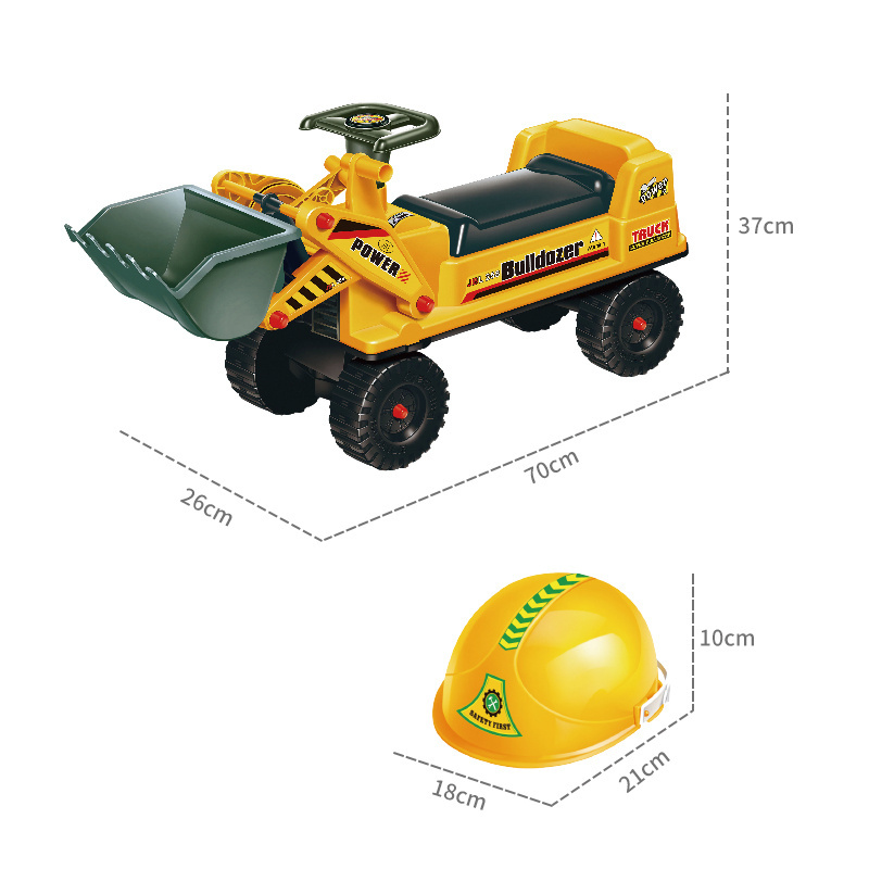 Toddler boys big toy cars, ride on car toy truck Bulldozer excavating machinery, For children baby kids toy car