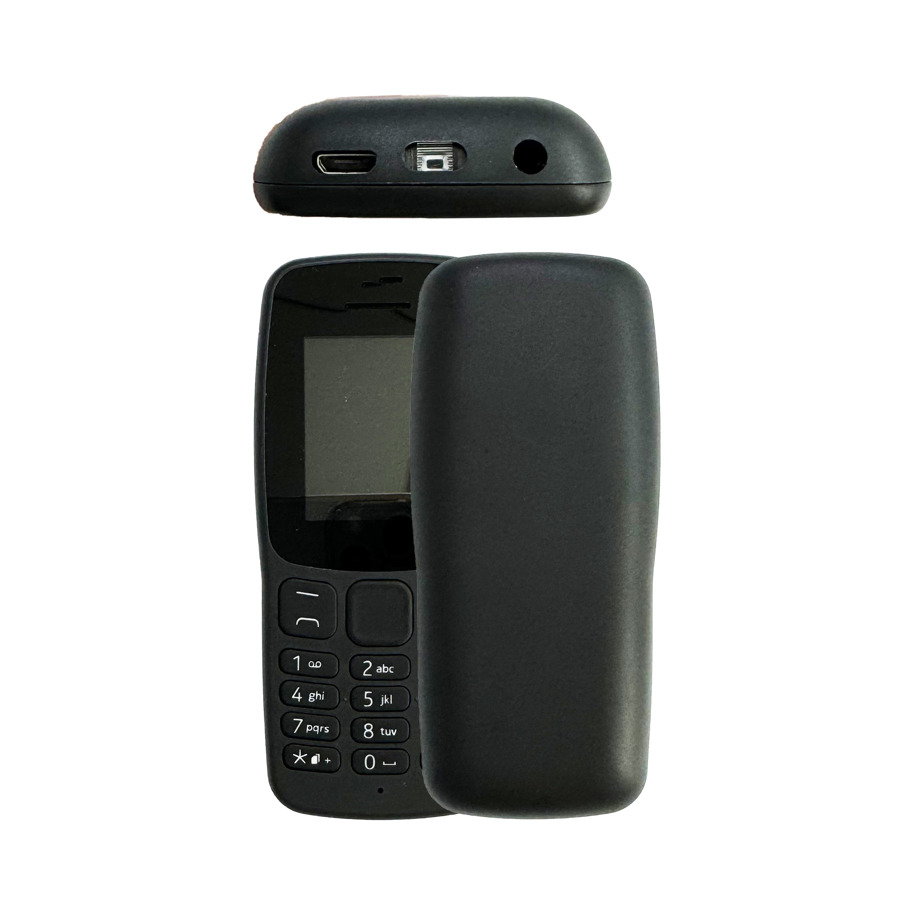 Rugged Feature Phone Dual Sim Card Cell Phone With Flashlight Keypad Mobile Phone For Nokia 106