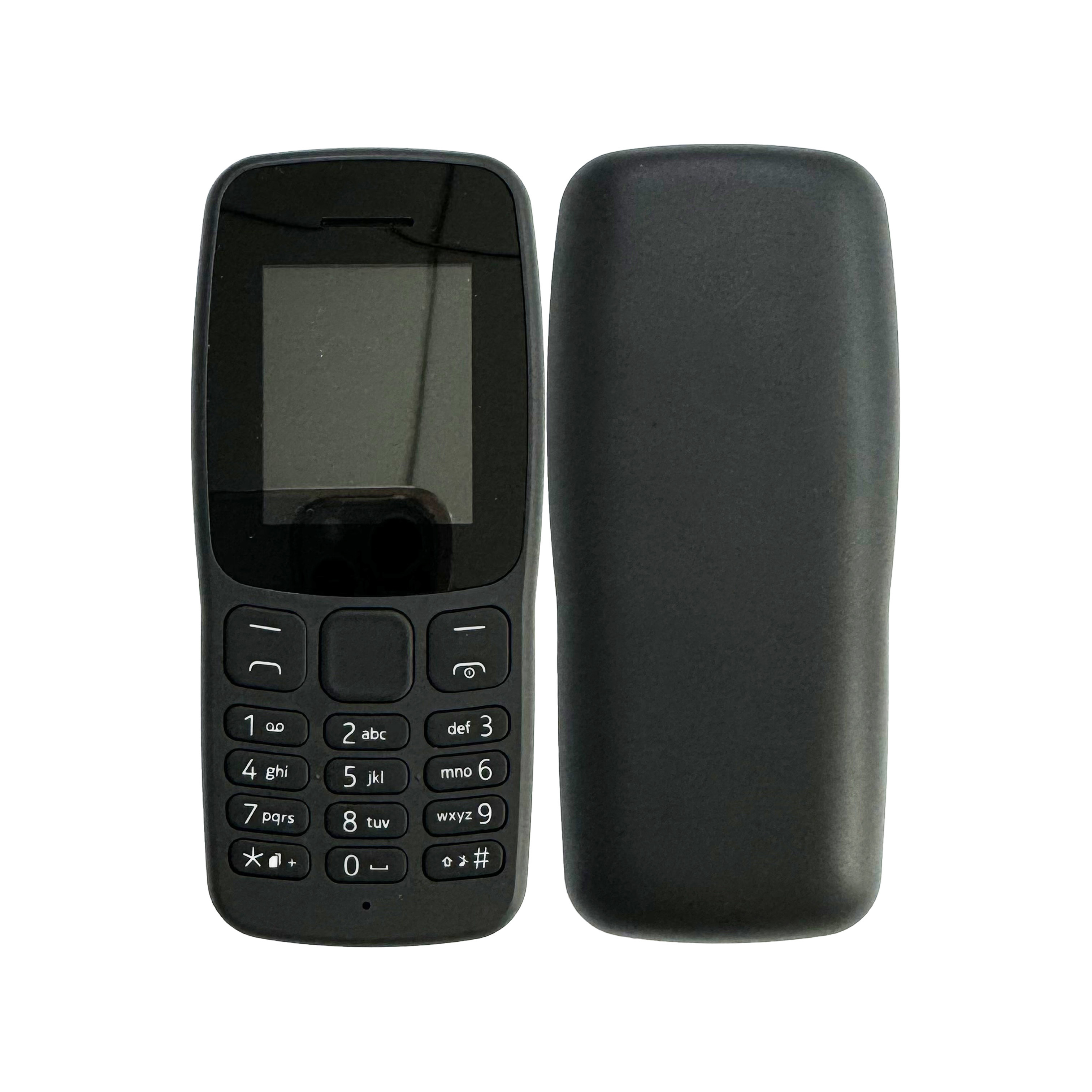 Rugged Feature Phone Dual Sim Card Cell Phone With Flashlight Keypad Mobile Phone For Nokia 106