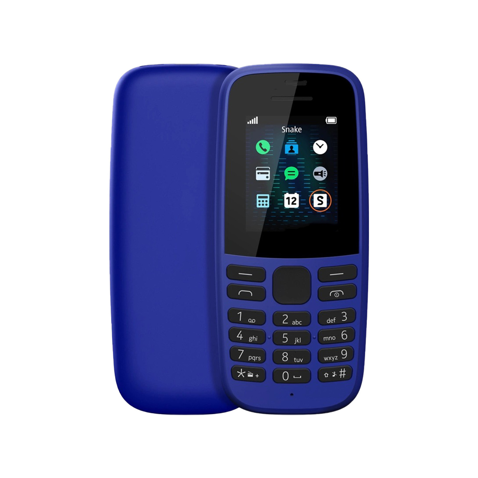 Rugged Feature Phone For Nokia 105 Dual SIM GSM Flashlight Unlock Mobile Phone Multi-language Support Cellphone