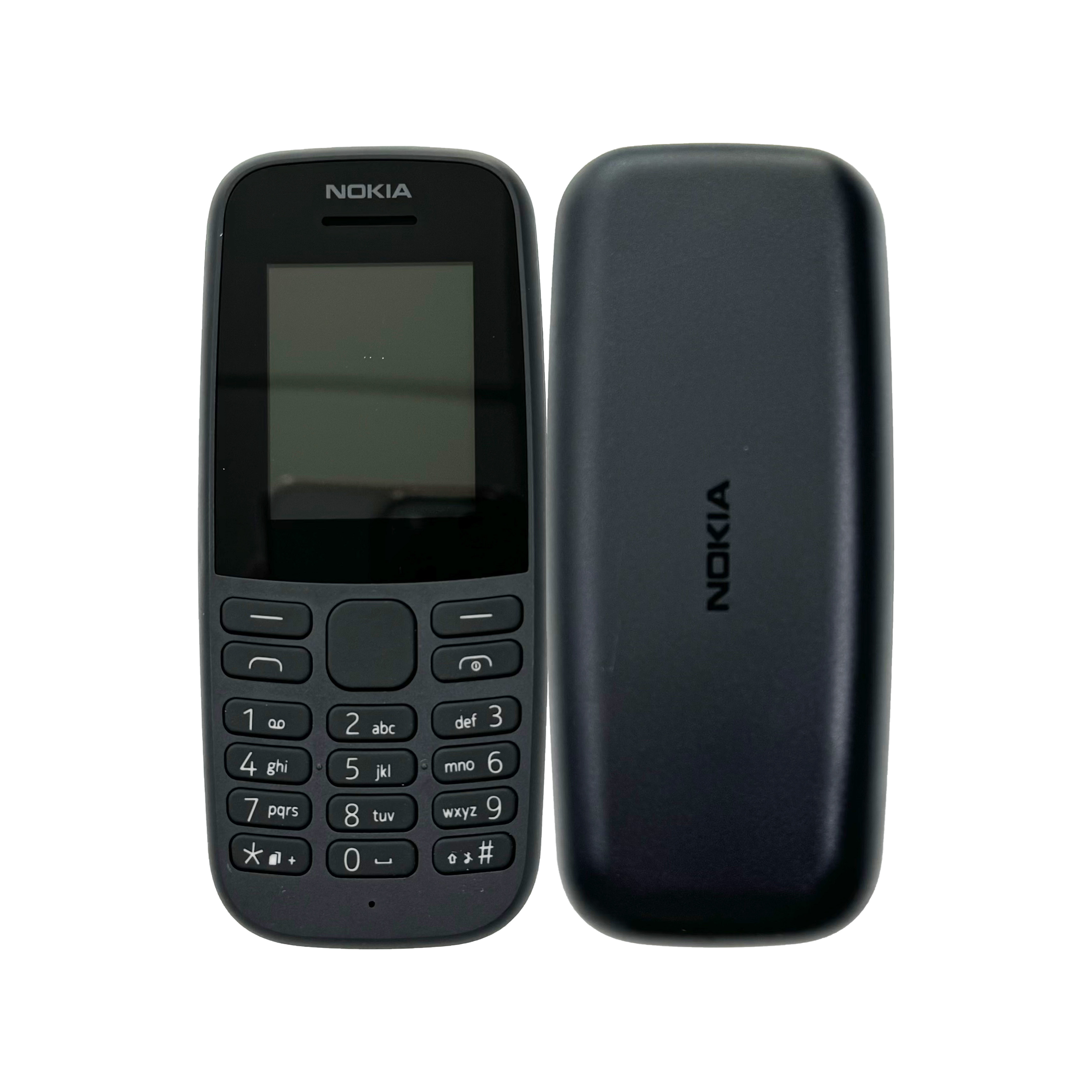 Rugged Feature Phone For Nokia 105 Dual SIM GSM Flashlight Unlock Mobile Phone Multi-language Support Cellphone