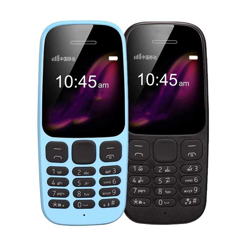 Factory Price 2G GSM Dual SIM Mobile Phone For Nokia 105 Super Strong Flashlight Cellphone For 105 Phone