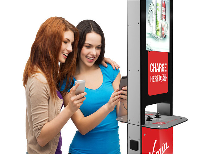 Kidigi Mobile Phone Charging Station/Mobile Phone Charging Vending Machine/Cell Phone Charging Kiosk fast charging display racks